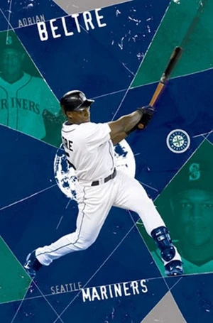 Adrian Beltre Seattle Mariners Poster Print - Premium Quality Adrian Beltre Seattle Mariners Poster Print - Premium Quality