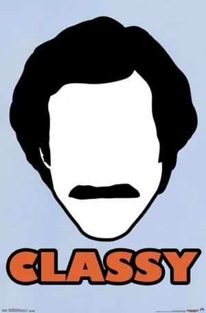 Anchorman 2: The Legend Continues Classy Poster Print