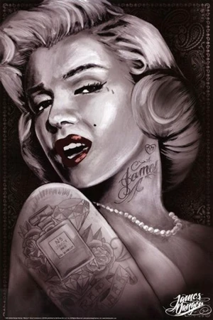 Marilyn Monroe - Marilyn1 Poster (24 x 36) - Iconic Art Marilyn Monroe - Marilyn1 Poster (24 x 36) - Iconic Art