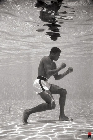 Muhammad Ali Underwater Poster Print - 24x36 Muhammad Ali Underwater Poster Print - 24x36