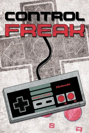 Nintendo Control Freak Poster | Gaming Wall Art