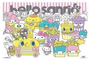 Hello Sanrio Group Poster Print Hello Sanrio Group Poster Print