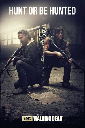 The Walking Dead Hunt Poster - Premium Wall Art