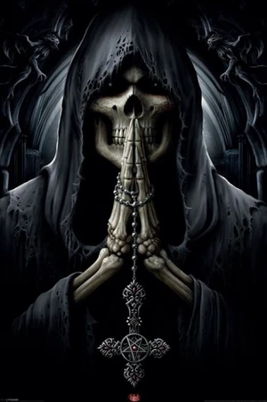 Spiral Death Prayer Poster - Stunning Wall Art
