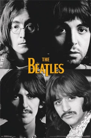 The Beatles Grid Poster Print - Iconic Music Art (22x34) The Beatles Grid Poster Print - Iconic Music Art (22x34)