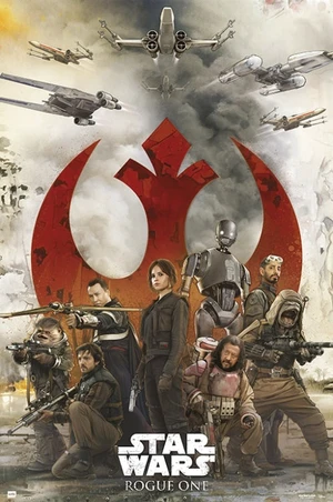 Rogue One Rebels Movie Poster Print - 24 x 36 Rogue One Rebels Movie Poster Print - 24 x 36