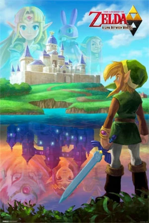 Legend of Zelda - Two Worlds Poster Print Legend of Zelda - Two Worlds Poster Print