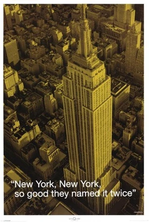 New York City Quote Poster Print - Vibrant Wall Art New York City Quote Poster Print - Vibrant Wall Art