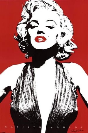 Marilyn Monroe Red Poster Art Print (24x36) Marilyn Monroe Red Poster Art Print (24x36)