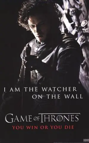 Game of Thrones - Jon Snow - Watcher on the Wall Poster Print (22 x 34) Game of Thrones - Jon Snow - Watcher on the Wall Poster Print (22 x 34)