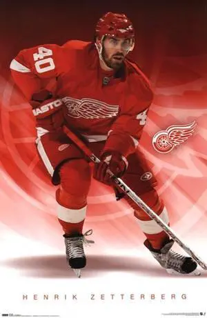 Red Wings - Henrik Zetterberg 08 Poster Print (24 x 36) Red Wings - Henrik Zetterberg 08 Poster Print (24 x 36)