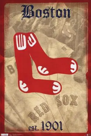 Red Sox - Retro Logo 11 Poster Print (22 x 34) Red Sox - Retro Logo 11 Poster Print (22 x 34)
