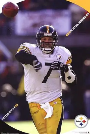 Steelers-Roethlisberger Poster Print (24 x 36) Steelers-Roethlisberger Poster Print (24 x 36)