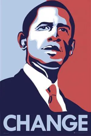 Obama - Change Poster Poster (24 x 36) Obama - Change Poster Poster (24 x 36)