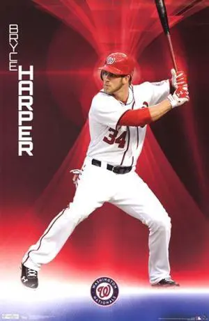 Nationals - B Harper 12 Poster Print (22 x 34) Nationals - B Harper 12 Poster Print (22 x 34)