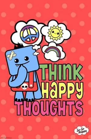 So So Happy - Happy Thoughts Poster Print (24 x 36) So So Happy - Happy Thoughts Poster Print (24 x 36)