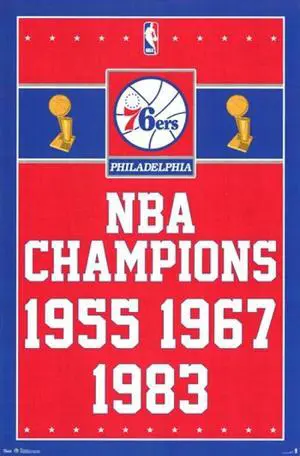 Philadelphia 76ers - Champions 13 Poster Print (24 x 36) Philadelphia 76ers - Champions 13 Poster Print (24 x 36)