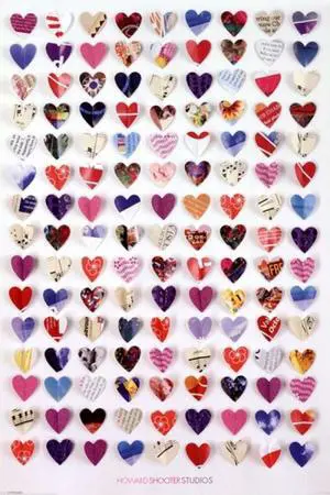 Paper Hearts - Howard Shooter Poster Print (22 x 34) Paper Hearts - Howard Shooter Poster Print (22 x 34)