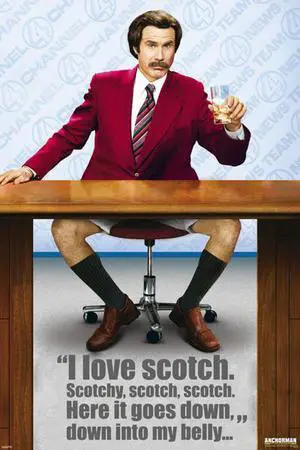 Anchorman - Scotch Poster Print (22 x 34) Anchorman - Scotch Poster Print (22 x 34)