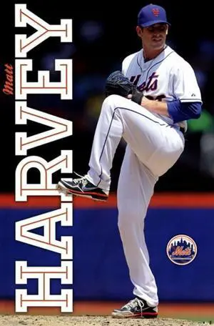 New York Mets - M Harvey 13 Poster Print (24 x 36) New York Mets - M Harvey 13 Poster Print (24 x 36)