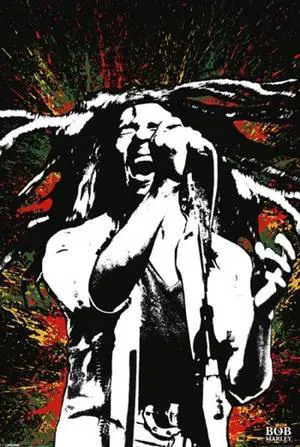 Bob Marley - Paint Splash Poster Print (24 x 36) Bob Marley - Paint Splash Poster Print (24 x 36)