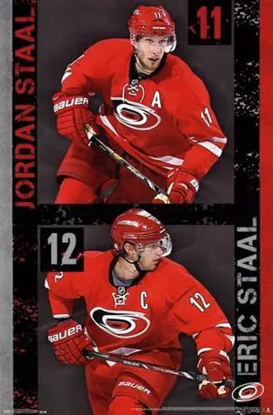 Carolina Hurricanes - Jordan and Eric Staal 2013 Poster Print (24 x 36) Carolina Hurricanes - Jordan and Eric Staal 2013 Poster Print (24 x 36)