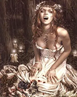 Vampire Girl Poster Print by Victoria Frances (16 x 20) Vampire Girl Poster Print by Victoria Frances (16 x 20)
