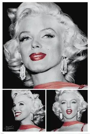 Marilyn Monroe - Red Lip Poster Print (22 x 34) Marilyn Monroe - Red Lip Poster Print (22 x 34)