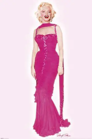 Marilyn Monroe - Pink Dress Poster Print (22 x 34) Marilyn Monroe - Pink Dress Poster Print (22 x 34)