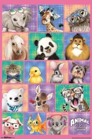 Animal Club - Group Poster Print (22 x 34) Animal Club - Group Poster Print (22 x 34)
