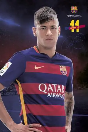 Fc Barcelona Neymar Pose 2015-2016 Poster (24 x 36) Fc Barcelona Neymar Pose 2015-2016 Poster (24 x 36)