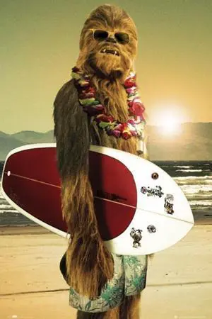 Star Wars Chewbacca Chewbacca - Surf Board Poster Print (24 x 36) Star Wars Chewbacca Chewbacca - Surf Board Poster Print (24 x 36)