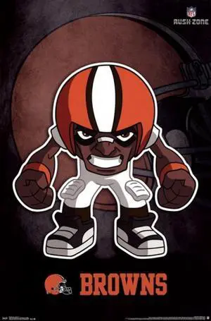 Cleveland Browns - Rusher 13 Poster Print (22 x 34) Cleveland Browns - Rusher 13 Poster Print (22 x 34)