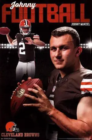 Cleveland Browns - Johnny Manziel 2014 Poster Print (22 x 34) Cleveland Browns - Johnny Manziel 2014 Poster Print (22 x 34)