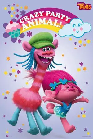 Trolls Crazy Party Animal Poster (24 x 36) Trolls Crazy Party Animal Poster (24 x 36)