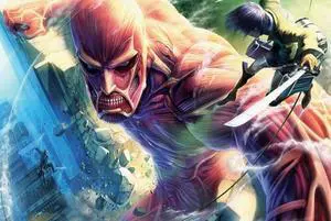 Attack On Titan Cartoon Poster Print (36 x 24) Attack On Titan Cartoon Poster Print (36 x 24)