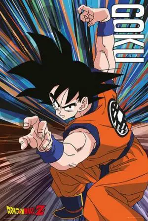 Dragon Ball Z Goku Jump Poster Print (22 x 34) Dragon Ball Z Goku Jump Poster Print (22 x 34)