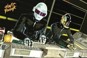 Daft Punk Decks Poster Print (36 x 24) Daft Punk Decks Poster Print (36 x 24)