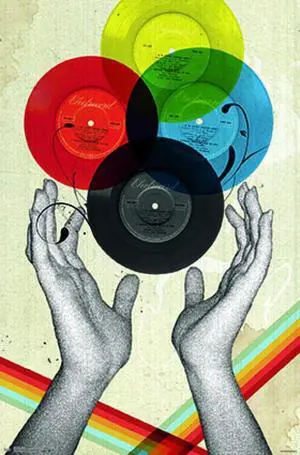 CMYK - Retro Poster Print (22 x 34) CMYK - Retro Poster Print (22 x 34)