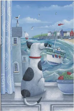 Ruff Poster Print by Peter Adderley (12 x 18)