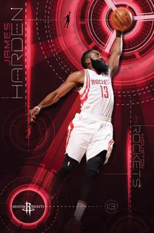 Houston Rockets - James Harden 15 Poster Print (22 x 34) Houston Rockets - James Harden 15 Poster Print (22 x 34)