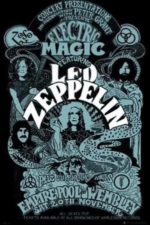 Led Zeppelin - Wembley Poster Print (24 X 36) Led Zeppelin - Wembley Poster Print (24 X 36)