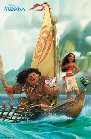 Moana - Group Poster Print By (22 x 34) Moana - Group Poster Print By (22 x 34)