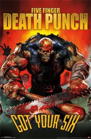Five Finger Death Punch - Got Your Six Poster Print (24 x 36) Five Finger Death Punch - Got Your Six Poster Print (24 x 36)