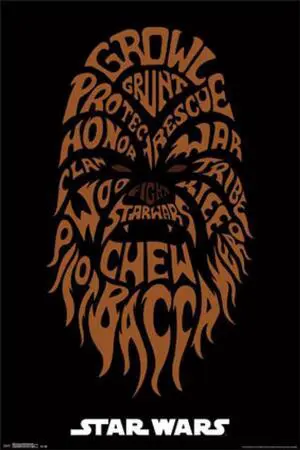 Star Wars - Chewbacca (24X36) Poster Print (24 X 36) Star Wars - Chewbacca (24X36) Poster Print (24 X 36)