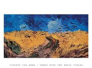 Crows Over the Wheat Fields - Vincent Van Gogh Poster Print (28 x 22) Crows Over the Wheat Fields - Vincent Van Gogh Poster Print (28 x 22)