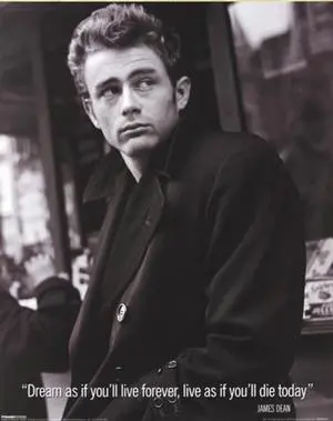 James Dean - Dream as if You Live Poster Print (16 x 20) James Dean - Dream as if You Live Poster Print (16 x 20)