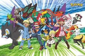Pokemon - Traveling Party Poster Print (34 x 22) Pokemon - Traveling Party Poster Print (34 x 22)
