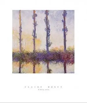 Poplars Poster Print by Claude Monet (22 x 28) Poplars Poster Print by Claude Monet (22 x 28)