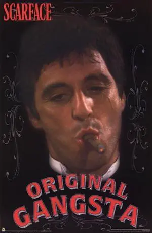 Scarface - Original Gangsta Poster Print (22 x 34) Scarface - Original Gangsta Poster Print (22 x 34)